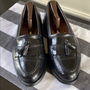 Allen Edmonds "Newport" Black Tassel Loafers 9.5